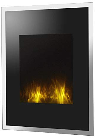 Chemin’Arte Cheminée Électrique Murale LEDs Empire State - Format Verticale - Chauffage 2000W avec Thermostat électronique - Conçue en France - Garantie 2 Ans