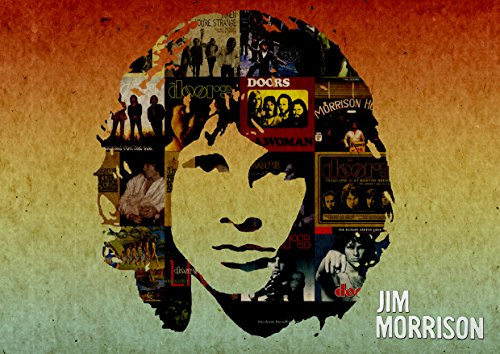 Poster Jim Morrison TÜREN Collage SAMMLER Wall Art