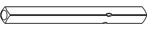 Drückerstift PR 114 PB - Vierkant 8mm, 149 mm, Stahl verzinkt | Vierkantstift dormakaba