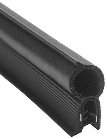 Markenlose Universal Kofferraumdichtung, 1m x 16x30mm, Schwarz, Einheitsgröße, Autoteile, Erwachsene, Autoenthusiasten, Unisex