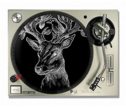 Stags Head Vinyl DJ Turntable Slipmats/slipmat/slip mats 12 or 7 (12)