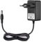 JRing Netzteil 24V DC 1A, EU-Plug 5,5/2,1mm, 24W Stecker-Netzteil für Radiowecker, LED-Strip Streifen, Speedport, Lichtleisten, USB-Hub, Switch, Router/Eingang 110-240V AC