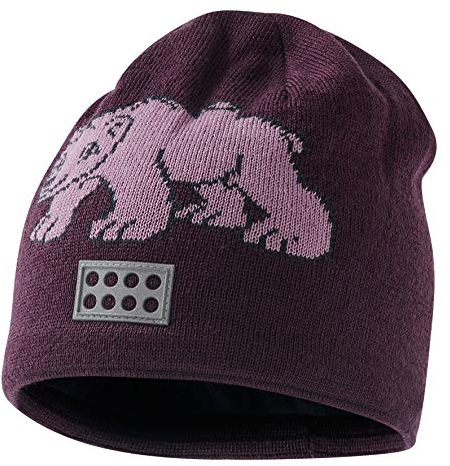 Lego Wear Baby-Unisex Lego duplo LWAUSTIN 711-Strickmütze Mütze, Violett (Bordeaux 388), 47/49 (Herstellergröße:48)