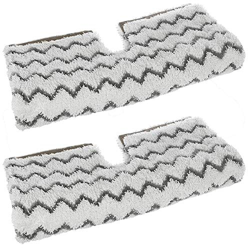 SPARES2GO Cover Pads for Shark Klik n Flip S6001 S6003 Steam Cleaner (Pack of 2)