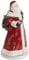 Villeroy & Boch Christmas Toys Memory Santa drehend, Santa Claus Figur mit Drehfunktion, Hartporzellan, Metall, bunt