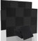 12 Pcs Sound Proofing Panels Acoustic Foam Panels - 12 X 12 X 1 Soundproofing Studio Foam Panels For Studio KTV Soundproof Treatment Paint Pads Fireproof Paper Wall Sticker 12 X 12 X 1 Black