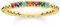 THOMAS SABO Ring Kugeln farbige Steine gold vergoldetes Silber TR2323-488-7-48