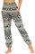 Nuofengkudu Damen Hippie Harems Hose Pumphose Haremshose Aladdinhosen Boho Gemustert Gesmockte Taille mit Taschen Yogahose Freizeithose Sommerhose Strandhose(Y-Muster E,One Size)