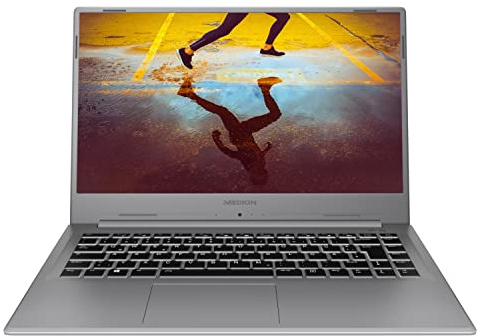 MEDION S15450 - Notebook Full HD da 39,6 cm (15,6 pollici), processore Intel Core i5-1135G7, RAM DDR4 da 8 GB, SSD M.2 PCIe da 512 GB, grafica Intel Iris Xe, webcam HD, Win 10 Home)
