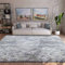 Tinyboy-hbq Alfombra Salon Grandes Shaggy Antideslizante Super Suave Pelo Largo Fluffy Alfombra Adecuado para la Decoración de Salas de Estar y Dormitorios Alfombras (Gris Blanco, 200 x 300 cm)