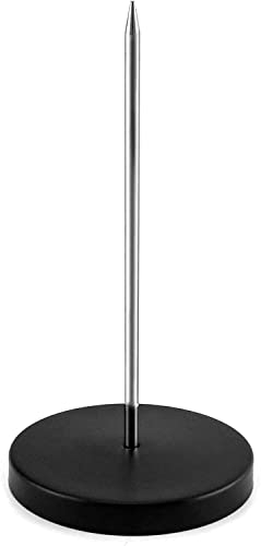Pinchos para notas, Soporte Recibos Escritorio,para Factura de Acero Inoxidable con Clavo Pincho, para Restaurantes, Bares,Hogares, Oficinas,Factura, Recibo, Cobrador Facturas