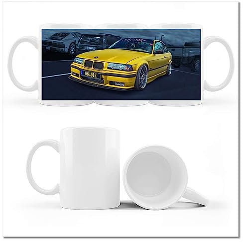 Kaffee Tee Tasse mit Foto BMW Auto Golden Car Nr.H8698M_Cup