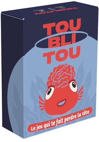 TOUBLITOU – Jeux de société Famille et Amis – 220 Cartes pour Tester sa mémoire immédiate – Jeu de Carte Adulte – idée Cadeau – Nouvelle Version