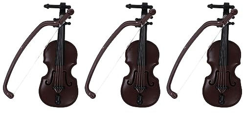 Toyvian Haushaltsinstrumentenmodell - Geigenornament Für Die Puppenhausdekoration