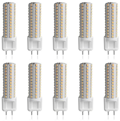PAZWAHF G12 LED Bulb 10 Watt 1000 LM Dimmable G12 Light Source G12 Bi-Pin Base LED Corn Light Bulb (100 Watt Halogen Equivalent), 10% - 100% Brightness Adjustment (10 PCS)