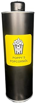 Poppy's Popcorn Öl 1L: Genießen Sie den vollen Geschmack des Kinos zu Hause!