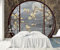 songqians Papier Peint 3D Peinture Murale 330x245cm Fleurs De Paysage Rondes Papier Peint Panoramique Tapisserie Murales Salon Chambre