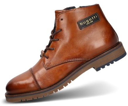 bugatti 331-AO931, Stivali Fodera Fredda Uomo, Cognac, 44 EU