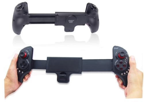 HEMOTON Mango Telescópico Batería De 380 Mah De Juego De 20 Horas Controlador De Juego 5-10 Pulgadas Negro Fácil Conexión