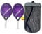 Dickly 2 Raquetas de Tenis de Playa, Agarre Antideslizante, Raqueta de Tenis de Playa con Bolsa de Almacenamiento para Parque, Patio, PÚRPURA