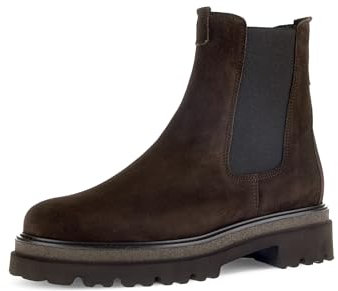 Gabor Damen Chelsea Boots, Frauen Stiefeletten,uebergangsschuhe,uebergangsstiefel,Schlupfstiefel,flach,Stiefel,Chocolate(Ra.Porex,39 EU / 6 UK