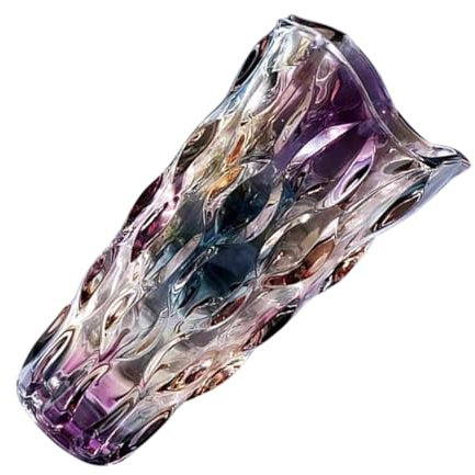 Yardenfun Jarrón De Vidrio De Colores Hidropónico Decoración De Hogar Florero Moderno