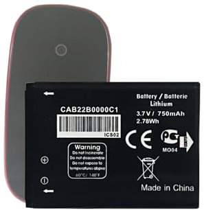 MUKUZI AKKU Compatible with Al-Catel One Touch 665, OT-665, OT-665x, Al-Catel One Touch OT-2010, OT-2010D, OT-2010G, Al-Catel Sesame II, Al-Catel OneTouch 2012 (Replacement for CAB22B0000C1)