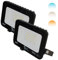 Nova Electricity Proyector LED 20W IP65 para Exterior - Foco Luz Neutra 4000K, Aplique de Pared Impermeable para Jardín y Farolas - Iluminación Segura y Duradera - PACK 2
