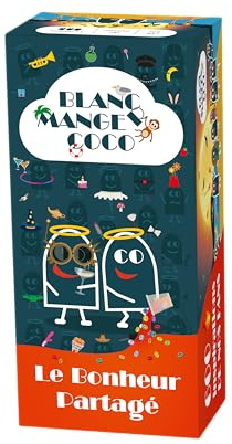 Blackrock Games Blanc Manger Coco Le Bonheur geteilt – Gesellschaftsspiel – ideal für Freunde und Gruppen – Spiel für Erwachsene lustig und verrückt – 16 Jahre und älter – 2 bis 16 Spieler