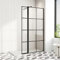 Walk-in Shower Screen. 800mm Shower Screen Panel with 300mm Flipper Panel, 8mm Easy Clean Toughened Glass, Support Bar Includes