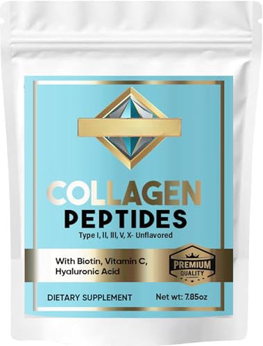 Kollagen-Pulver, Collagen, 1 Count Premium Hydrolysierte Kollagen-Peptide-Pulver, Einfach Zu Mischen Getränk