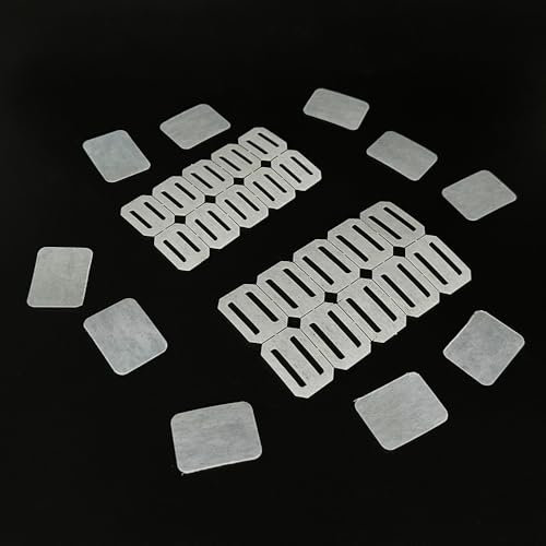 30PCS RC Airplane Paper Hinge Model Plane Rudder Aileron Tail Wing Connector for RC Plane Helicopter DIY Model Aircraft Fixed Wing Parts (Style 1)