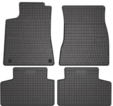 Wielganizator SolidPRO Gummimatten passend für Mercedes GLB X247 (2019-) | Qualität: Premium - Genaue Passform, rutschfest 4-teilig Fußmatten- Schwarz