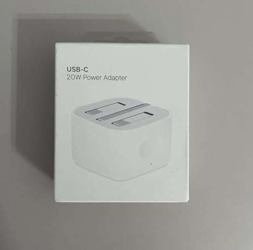 USB C Plug, 20W USB C Fast Charger Plug Power Adapter for iPhone 16/15/14/13/12/11 Pro/Pro Max/XS Max/XS/XR/X/SE 2022/10/8, iPad, Samsung Galaxy, Fast Charger USBC Type C Plug UK Power Adapter