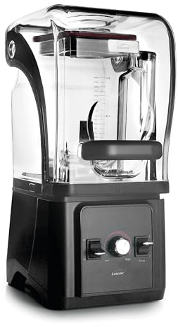 LACOR - 69495 - Batidora Profesional MuTech con Carcasa Antiruido, 1500 W, 1,8 L, Tritán BPA Free, 23.000 rpm, Cuchillas de Acero Inoxidable, Trituradora de Hielo, Frutas Congeladas y Frutos Secos