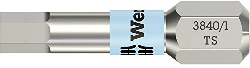 WERA-WERK HERMANN WERNER GMBH & CO.KG 71074 , Bit 6KT 4mm L.25mm VA 0,6 cm (0,25 Zoll) 6KT m.Torsionszone WERA DIN3126-C 6,3