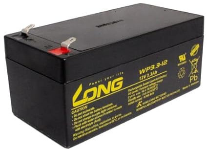 Akku Batterie Solar 12V 3,3Ah Blei Gel wie 3Ah, 3,1Ah, 3,2Ah 3,4Ah kompatibel