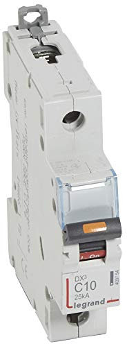 Disjoncteur DX³ 25kA - 1P 230V~ à 400V~ - 10A - courbe C - 1 module