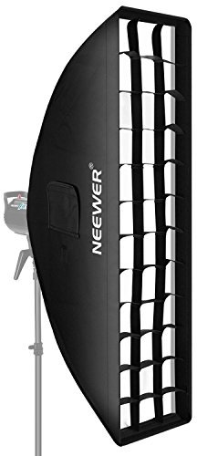 NEEWER Wabengitter Softbox mit Bowens Mount Speedring für Speedlite Studio Flash Monolight, Portrait und Produktfotografie, 35x160cm