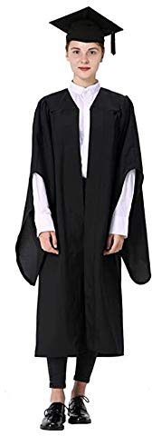 GraduationMall Unisex Economic Graduation Gown and Cap Short Tassel Graduation Hat for Bachelor 54