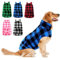ASENKU Hundemantel für Grosse Hunde 2XL,Warme Hundemantel Winter, Fleece Hundejacke Reversible wasserdichte Winddichte Kalte Wetter Winterjacken & Wintermäntel mit Geschirr Loch