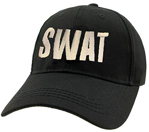 4sold Verkauft Unisex Military Combat SWAT FBI Sicherheit Armee Baseballmütze Sonnenblende Neu - Black