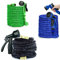 75FT/100FT/150FT/200FT Expandable Flexible Garden Hose Magic Hose Pipes Car Washing Gardening Hose with 7 Setting Professional Water Spray Nozzle Gun (Black, 150FT)