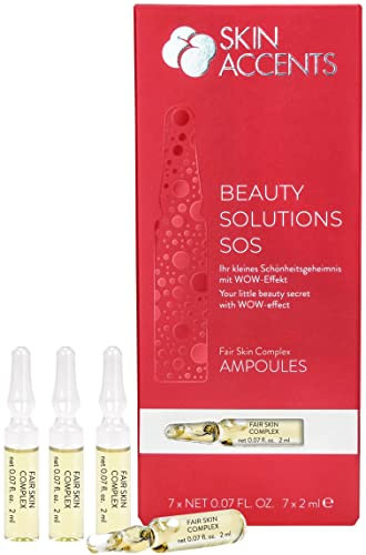 inspira: cosmetics Skin Accents Beauty Solutions SOS Fair Skin Complex Ampullen Ihr kleines Schönheitsgeheimnis mit WOW-Effekt 14 ml