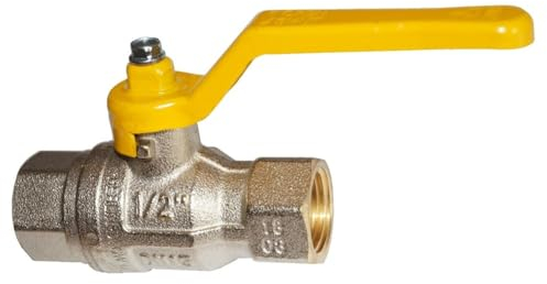 Gas-Kugelhahn Gashahn Gas-Absperrhahn verschiedene Ausführungen (1/4, Durchgang 2 x IG)