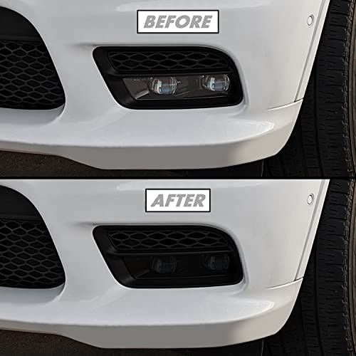 SlickMod PreCut Vinyl Smoke Tint for 2018-2023 Dodge Durango Foglight (20% Dark Smoke, 3. Foglight)