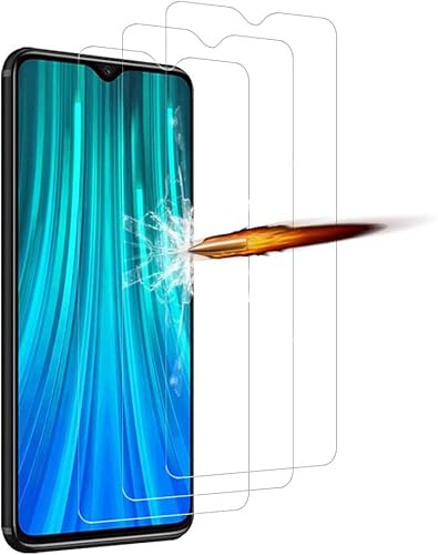PhoneThrone Compatibile con Xiaomi Redmi Note 8 PRO Vetro Temperato [3 Pezzi] Compatibile con Redmi Note 8 PRO Schermo in Vetro, [Anti-graffio] [Anti-Bolle] Note 8 PRO Screen Protector
