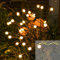 DAZZTIME Firefly Solar Gartenlichter,2 Stück 10LED Glühwürmchen Lichter Solar,IP65 Wasserdicht Solarlampen für Außen,Glühwürmchen Leuchte Solar für Außen für Außen Terrasse Balkon Pfahlpfad Rasen