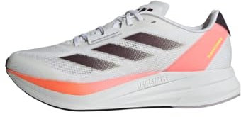 adidas Duramo Speed Running Shoes, Zapatillas para Correr Hombre, Cloud White/Aurora Met/Solar Red, 44 2/3 EU