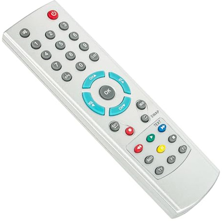 AULCMEET Fernbedienung Ersatz für WISI Receiver OR21, OR22, OR25, OR26, OR28, OR18, OR-18-DVBS, OR-18-HDMI, OR-20-HDMI
